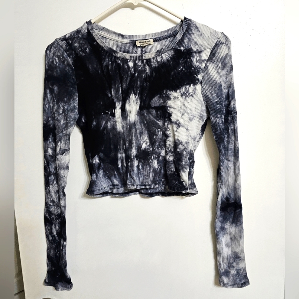 Tie dye long sleeve top L